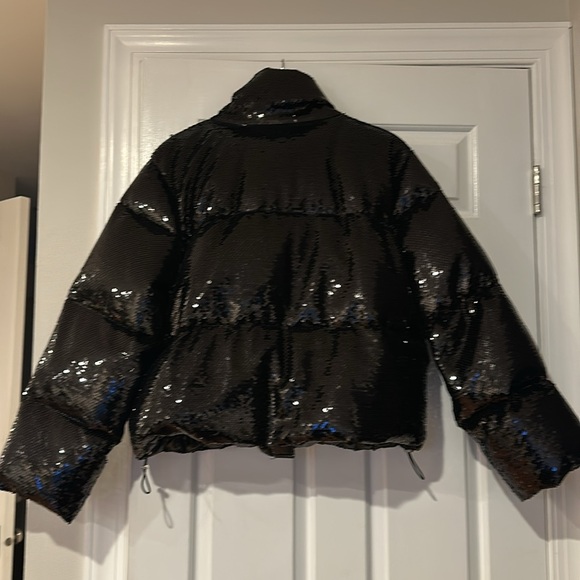 MICHAEL Michael Kors Black Sequin Jacket - Picture 5 of 8